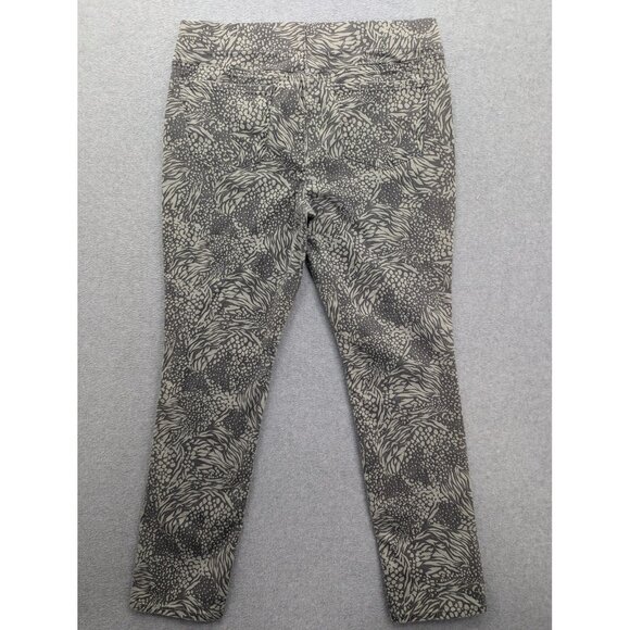 NYDJ Jeans Womens 12 Charcoal Shadow Animal Print Stretch Lift Tuck MFOZ8300 - Picture 9 of 15